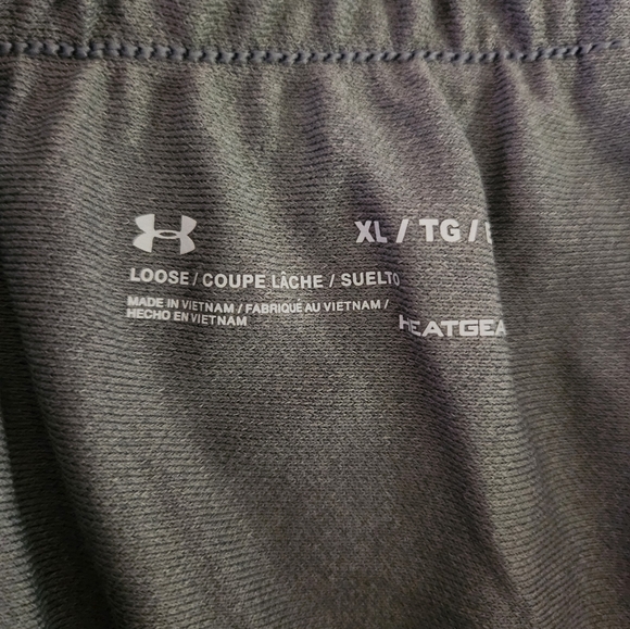 Under Armour Gray Play Up Shorts 3.0 - Picture 8 of 9